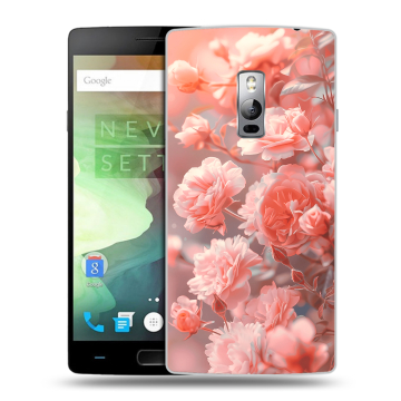 Пластиковый чехол на OnePlus 2 с принтом Розы цветы Пластиковый чехол на OnePlus 2 с принтом Розы цветы