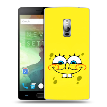 Пластиковый чехол на OnePlus 2 с принтом спанчбоб спанч боб