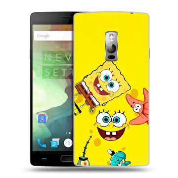 Пластиковый чехол на OnePlus 2 с принтом Спанч боб Спанчбоб