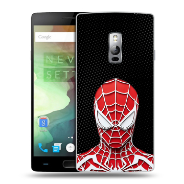 Пластиковый чехол на OnePlus 2 с принтом человек паук spiderman