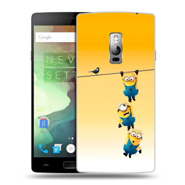 Пластиковый чехол на OnePlus 2 с принтом Миньоны Пластиковый чехол на OnePlus 2 с принтом Миньоны