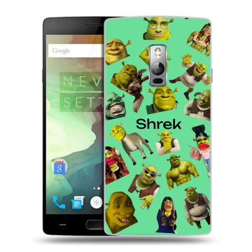 Пластиковый чехол на OnePlus 2 с принтом Шрек Shrek