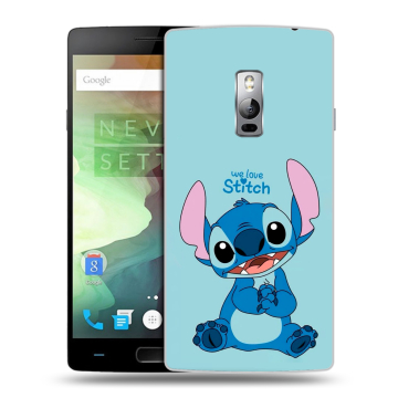 Пластиковый чехол на OnePlus 2 с принтом Лило и Стич