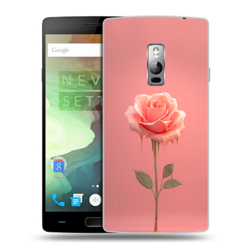 Пластиковый чехол на OnePlus 2 с принтом Розовая роза