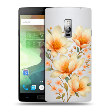 Пластиковый чехол на OnePlus 2 с принтом Цветы