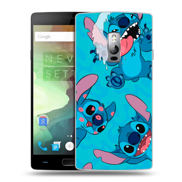 Пластиковый чехол на OnePlus 2 с принтом Лило и Стич