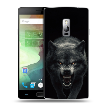 Пластиковый чехол на OnePlus 2 с принтом Волк Пластиковый чехол на OnePlus 2 с принтом Волк