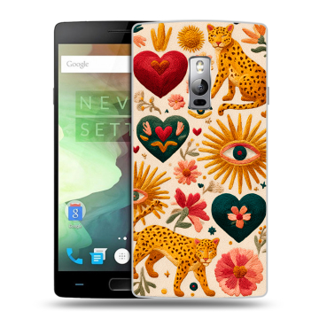Пластиковый чехол на OnePlus 2 с принтом Модный принт