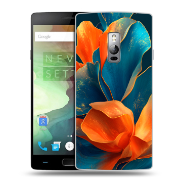 Пластиковый чехол на OnePlus 2 с принтом Цветы