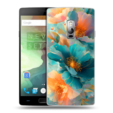 Пластиковый чехол на OnePlus 2 с принтом Цветы