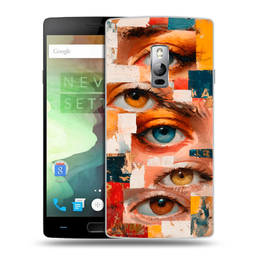 Пластиковый чехол на OnePlus 2 с принтом Модный принт