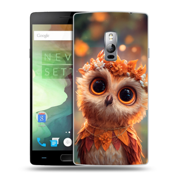 Пластиковый чехол на OnePlus 2 с принтом Милая сова