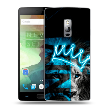 Пластиковый чехол на OnePlus 2 с принтом Король лев
