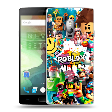 Пластиковый чехол на OnePlus 2 с принтом Roblox Роблокс Пластиковый чехол на OnePlus 2 с принтом Roblox Роблокс