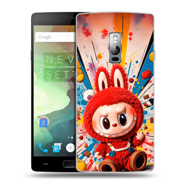 Пластиковый чехол на OnePlus 2 с принтом Labubu Лабубу Пластиковый чехол на OnePlus 2 с принтом Labubu Лабубу