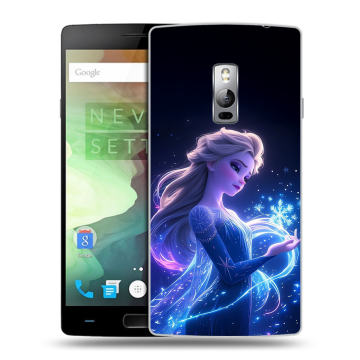 Пластиковый чехол на OnePlus 2 с принтом Холодное сердце Frozen Пластиковый чехол на OnePlus 2 с принтом Холодное сердце Frozen