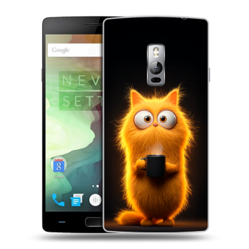 Пластиковый чехол на OnePlus 2 с принтом Смешной кот Пластиковый чехол на OnePlus 2 с принтом Смешной кот