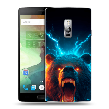 Пластиковый чехол на OnePlus 2 с принтом Медведь