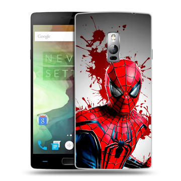 Пластиковый чехол на OnePlus 2 с принтом Spiderman Человек паук Пластиковый чехол на OnePlus 2 с принтом Spiderman Человек паук