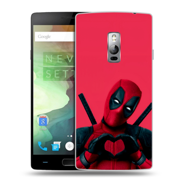 Пластиковый чехол на OnePlus 2 с принтом Дедпул Deadpool