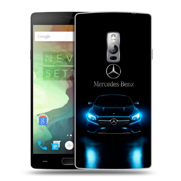 Пластиковый чехол на OnePlus 2 с принтом Mercedes Мерседес