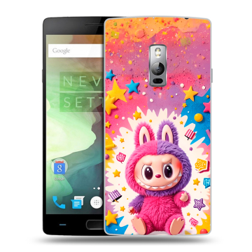 Пластиковый чехол на OnePlus 2 с принтом Labubu Лабубу Пластиковый чехол на OnePlus 2 с принтом Labubu Лабубу