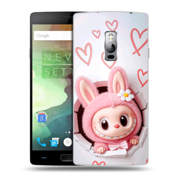 Пластиковый чехол на OnePlus 2 с принтом Labubu Лабубу