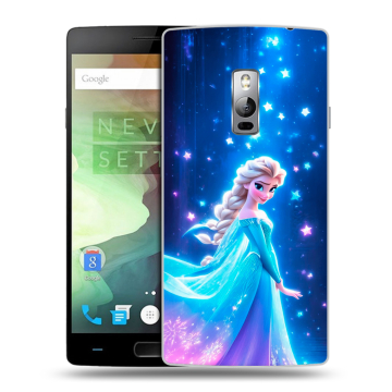 Пластиковый чехол на OnePlus 2 с принтом Холодное сердце Frozen Пластиковый чехол на OnePlus 2 с принтом Холодное сердце Frozen