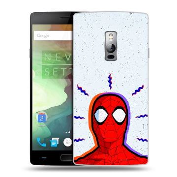 Пластиковый чехол на OnePlus 2 с принтом Spiderman Человек паук