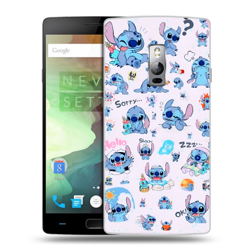 Пластиковый чехол на OnePlus 2 с принтом Лило и Стич