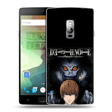 Пластиковый чехол на OnePlus 2 с принтом Death note Тетрадь смерти