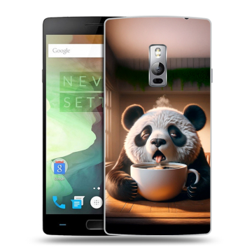 Пластиковый чехол на OnePlus 2 с принтом смешная панда Пластиковый чехол на OnePlus 2 с принтом смешная панда
