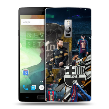 Пластиковый чехол на OnePlus 2 с принтом Messi Barcelona Пластиковый чехол на OnePlus 2 с принтом Messi Barcelona