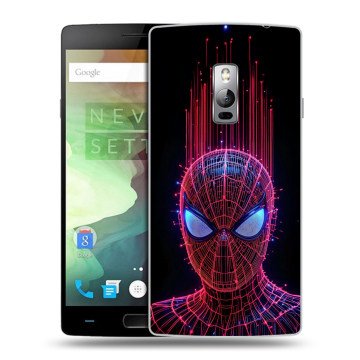 Пластиковый чехол на OnePlus 2 с принтом Spiderman Человек паук Пластиковый чехол на OnePlus 2 с принтом Spiderman Человек паук