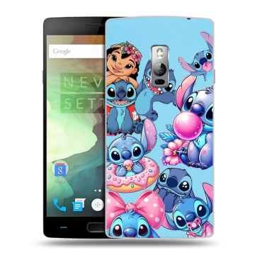 Пластиковый чехол на OnePlus 2 с принтом Лило и Стич