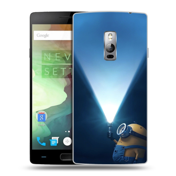 Пластиковый чехол на OnePlus 2 с принтом Миньоны Пластиковый чехол на OnePlus 2 с принтом Миньоны