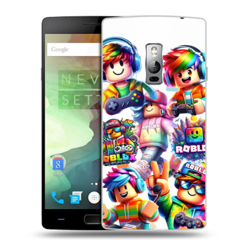 Пластиковый чехол на OnePlus 2 с принтом Roblox Роблокс Пластиковый чехол на OnePlus 2 с принтом Roblox Роблокс