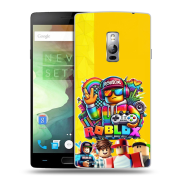 Пластиковый чехол на OnePlus 2 с принтом Roblox Роблокс Пластиковый чехол на OnePlus 2 с принтом Roblox Роблокс