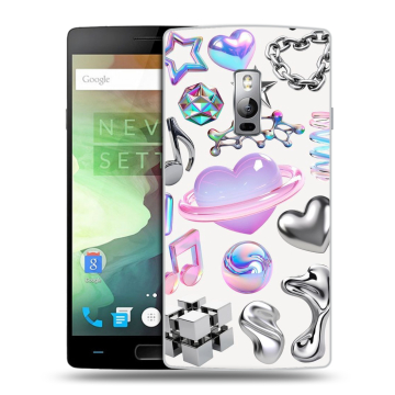 Пластиковый чехол на OnePlus 2 с принтом Y2K Пластиковый чехол на OnePlus 2 с принтом Y2K