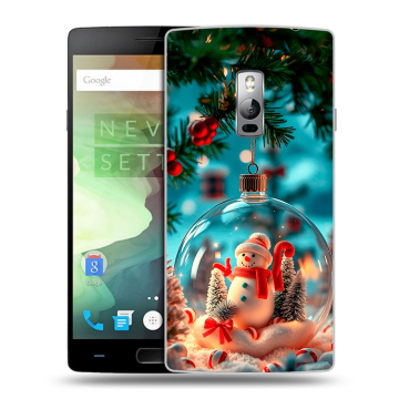 Пластиковый чехол на OnePlus 2 с принтом Новый год