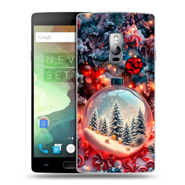 Пластиковый чехол на OnePlus 2 с принтом Новый год