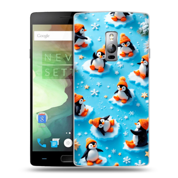 Пластиковый чехол на OnePlus 2 с принтом Новый год