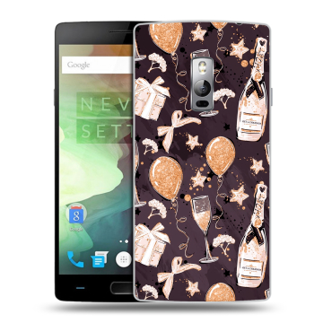 Пластиковый чехол на OnePlus 2 с принтом Новый год