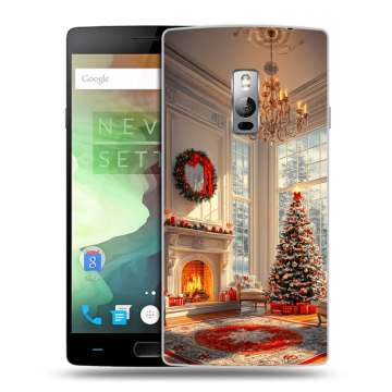 Пластиковый чехол на OnePlus 2 с принтом Новый год