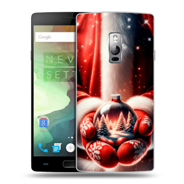 Пластиковый чехол на OnePlus 2 с принтом Новый год