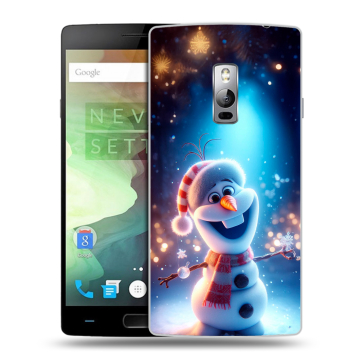 Пластиковый чехол на OnePlus 2 с принтом Новый год