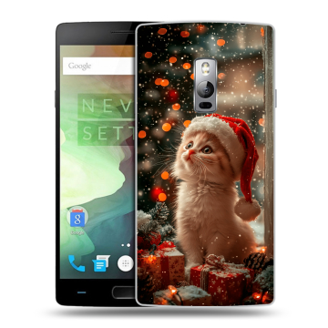 Пластиковый чехол на OnePlus 2 с принтом Новый год