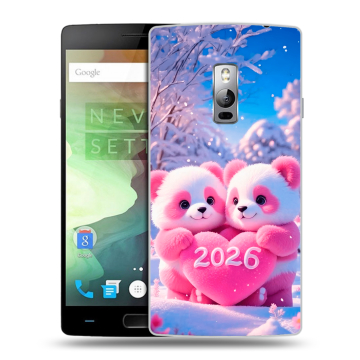 Пластиковый чехол на OnePlus 2 с принтом Новый год