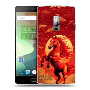 Пластиковый чехол на OnePlus 2 с принтом Новый год