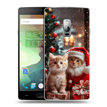 Пластиковый чехол на OnePlus 2 с принтом Новый год